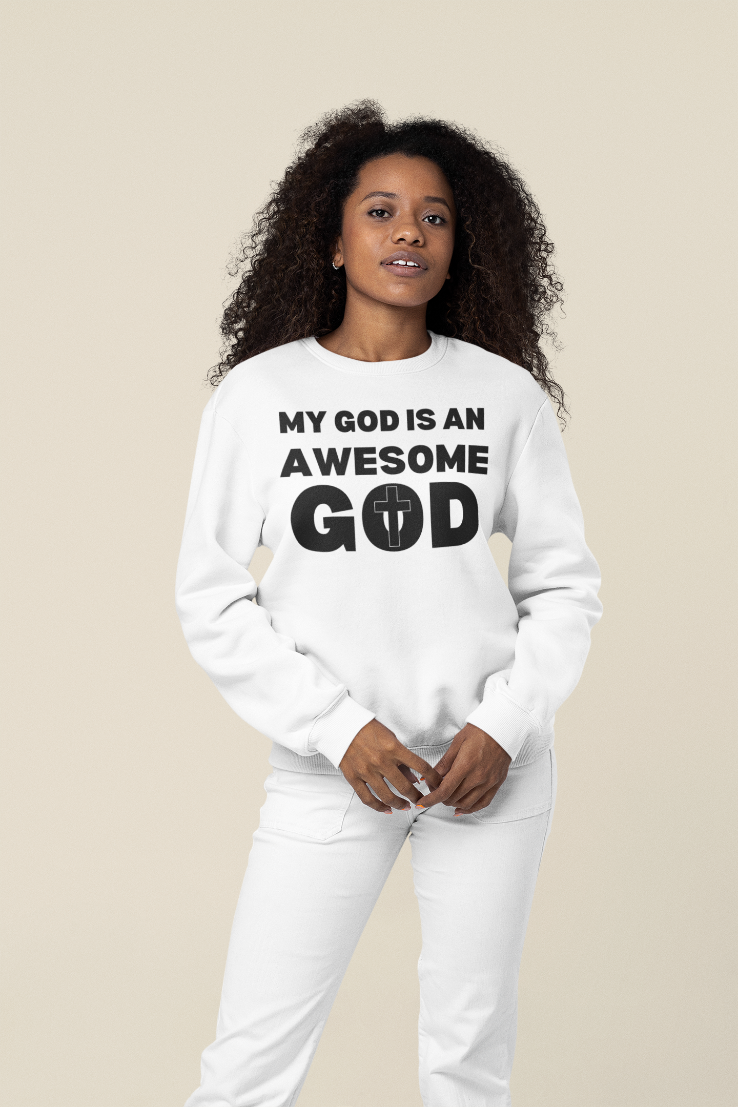 My God Is Awesome Sweatshirt